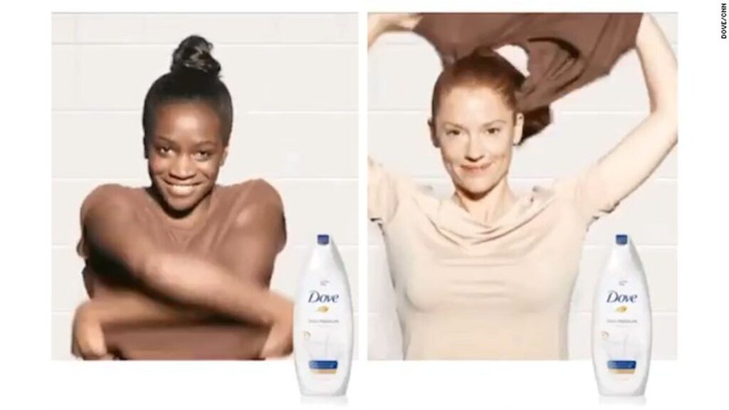 Dove racist Facebook ad